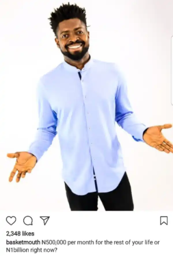 Give An Answer To This Basketmouth